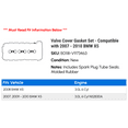 thumbnail image 2 of Valve Cover Gasket Set - Compatible with 2007 - 2010 BMW X5 2008 2009, 2 of 2