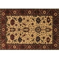 thumbnail image 1 of Ahgly Company Indoor Rectangle Oriental Brown Traditional Area Rugs, 4' x 6', 1 of 4