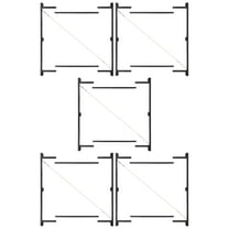 Adjust-A-Gate Steel Frame Gate Kit, 36"-60" Wide Opening Up To 7' High (5 Pack)