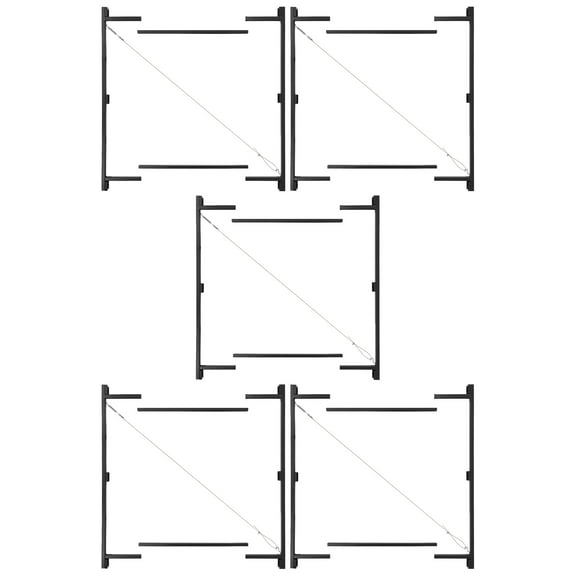 Adjust-A-Gate Steel Frame Gate Kit, 36"-60" Wide Opening Up To 7' High (5 Pack)