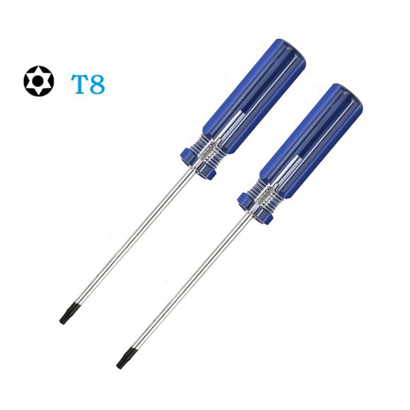 MYG 2PCS T8 T9 T10 Precision Magnetic Screwdriver for Xbox 360 Wireless Controller