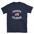 thumbnail image 1 of Aurora Colorado Patriot Men's Cotton T-Shirt, 1 of 1