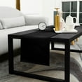 thumbnail image 5 of Black Cotton Linen Table Runner 13 x 90 inch Pure Black Non-slip Rectangular Dining Table Decor for Wedding Party Holiday Dinner, 5 of 8