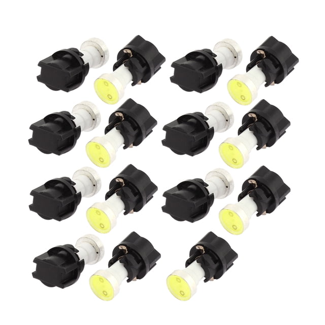 15uds T5 Cob LEDs Blanco Luz de Panel de Instrumentos Coche Vehículo
