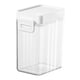 thumbnail image 2 of Cubo de arroz, recipiente para almacenar alimentos, rectangular, a prueba de fugas, tapa hermética transparente Blanco 600ml, 2 of 9