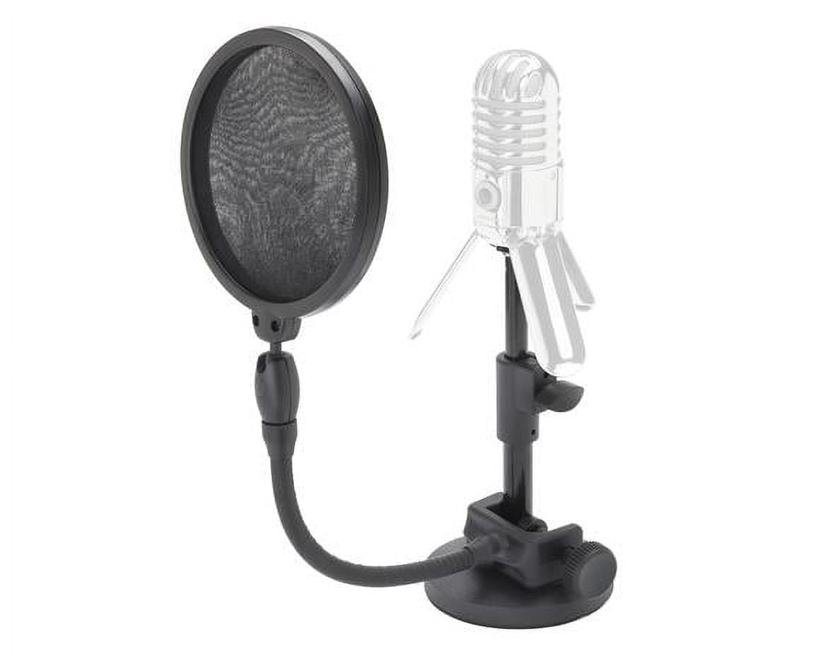 Samson MDPS05 Desktop Microphone Stand with PS05 Pop Filter Bundle