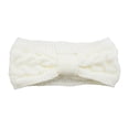 thumbnail image 1 of Guardurnaity Diademas de ganchillo invierno elástico de punto de punto ancho cálido grueso Universal calentador de orejas diadema regalos para Accesorio para el cabello Blanco, 1 of 6