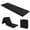 Black, variant on Resenkos Gymnastics Mat, Exercise Tumbling Mat,6 x 2ft Tri-Fold Gym Mat with Handles and Removable Zippered Cover-Pink & Purple