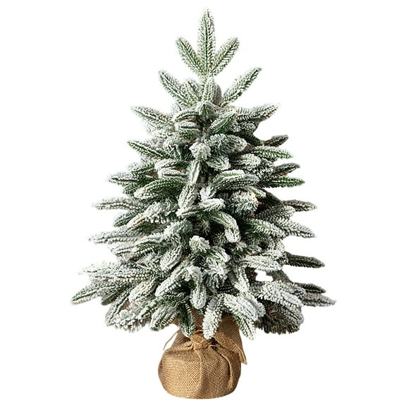 Tabletop Artificial Christmas Tree - Small Mini Xmas Tree for Christmas Decoration, Perfect for Limited Spaces, Home Office or Desk Decor with Realistic Look, 19.7in