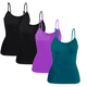 thumbnail image 1 of Set 4 Blusas Mujer Tirantes Unitalla Casual Blusa Crop Top Dama, 1 of 5