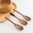 thumbnail image 6 of Handcrafted Natural Wooden Spoon 7.2 Inch Sturdy Kitchen Utensil for Cooking and Serving, 6 of 8