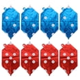 thumbnail image 4 of KAKOWELY 8 globos de casino para decoración de fiestas temáticas de los 90, de aluminio., 4 of 5