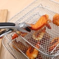 thumbnail image 4 of Raindrops 3Pcs Stainless Steel Air Fryer Rack Tower Multi Layer Mesh Racks for Home Cooking, 4 of 6