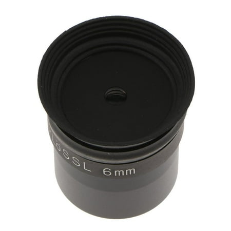 Wide Angle Telescope Lens Eyepiece Plossl 1.25inch 6mm 50 Degree for Astronomy Accessory , Fully Coated , Optical Glass & Metal