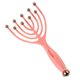thumbnail image 1 of Soidarity Masajeador de cabeza de nueve garras, masaje relajante para la cabeza, forma de pulpo, relajación del cuero cabelludo, masaje profundo, diseño masajeadores 10 cuentas, rosa Soidarity CE000983-03, 1 of 6