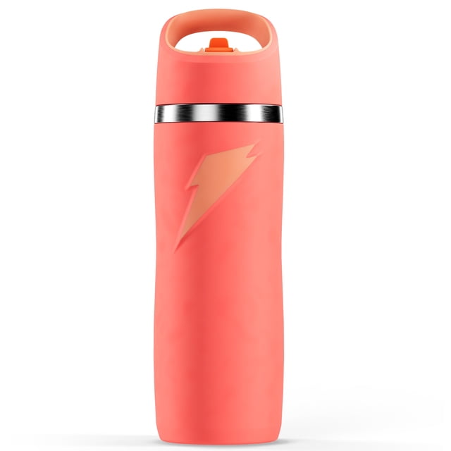 Botella de Agua Gatorade 'Overtime' de Acero Inoxidable 650mL Coral