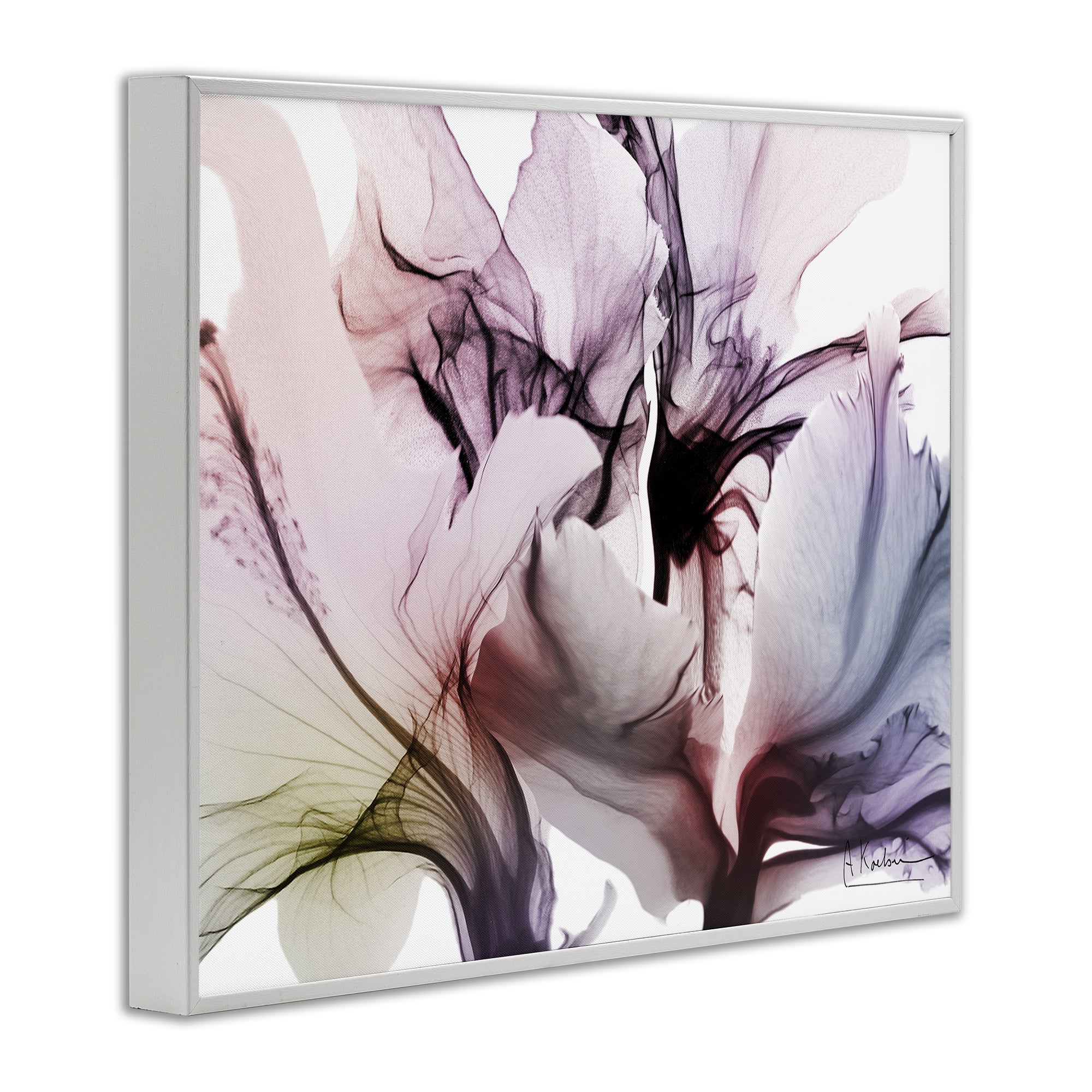 Stupell Industries Brilliant Song Flower Petals White Framed Giclee Art, design by Albert Koetsier