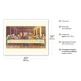 thumbnail image 2 of The Last Supper - Jesus and the Twelve Apostles - Vintage Religious Art by Leonardo DaVinci c.1495 - Fine Art Matte Paper Print (Unframed) 16x20in, 2 of 4