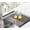 Black, variant on 17.7" x 15.5" Large Dish Drying Rack, Tomorotec Roll Up Dish Racks Multipurpose Foldable Stainless Steel Over Sink Kitchen Drainer Rack for Cups Fruits Vegetables