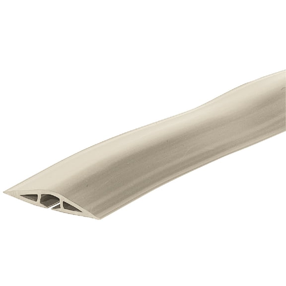 Legrand - Wiremold CDI-5 Corduct Overfloor Cord Protector-  Rubber Duct Floor Cord Cover, Ivory, 5 Feet 60 Inches