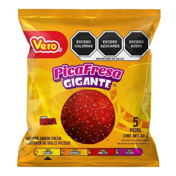 Gomitas Vero Pica Fresa gigante sabor fresa 60 g