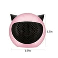 thumbnail image 3 of Fnyoxu Household Desktop Heater, Hot Heater, Warmer, Super Wind Speeds, 800W Overheat Protection, Suitable for Home Office, Bedroom, Bathroom, Gift Choice (Pink), 3 of 8