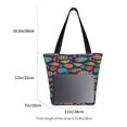 thumbnail image 5 of Fotbe Colorful Fish Pattern Beach Tote,Shoulder Handbag,Spacious Tote Bag,Lightweight Travel Bag,Versatile Shopping Bag, 5 of 9