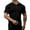 Black, variant on PEASKJP Polo T Shirts for Men Classic Fit Men's Classic Fit Short Sleeve Solid Soft Cotton Polo Shirt Summer Tops (Black,M)