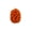 Burnt Orange, variant on Beeswax Pinecone Candle - Multiple Sizes  Colors