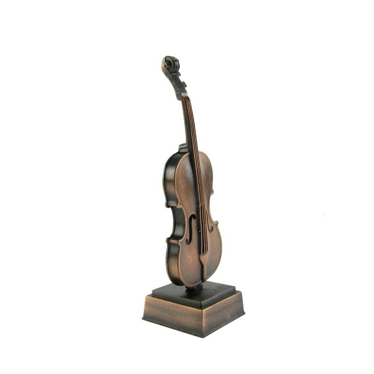 Miniature Metal Violin Instrument Desk Accessory Miniature Metal Violin Instrument Desk Accessory