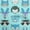 Aquamarine, variant on oneOone Polyester Spandex Aquamarine Fabric Cute Animal Face Pattern Diy Clothing Quilting Fabric Print Fabric By Yard 56 Inch Wide