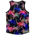 thumbnail image 3 of Vedolay Men's Sleeveless Workout Muscle Shirts Running Gym Fitness Beach Tank Top(Hot Pink,XX-S), 3 of 5