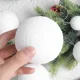 thumbnail image 5 of 54/6 piezas de bolas navideñas de espuma blanca para colgar en el árbol de Navidad, adornos colgantes para bodas, fiestas de Año Nuevo, suministros de decoración del hogar, 5 of 5