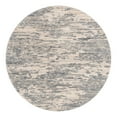 thumbnail image 3 of Unique Loom Oasis Collection Area Rug - Water (7' Round Gray/Ivory), 3 of 7