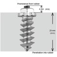 thumbnail image 1 of IGrip SS25 Shoulder Tire Studs, 25mm (Qty: 200), 1 of 2