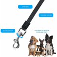 thumbnail image 2 of Correa extensible para perros medianos y pequeños retráctil 5 metros (Negro), 2 of 5