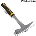 thumbnail image 2 of Geological Pick Hammer, Bright Yellow Color, 1.5 lbs, Durable Steel Material, Ideal for Outdoor Use, Model A, 2 of 5