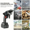 thumbnail image 5 of 4000 PSI Cordless High Pressure Car Washer with 2 Batteries, 6-in-1 Nozzle & 5m Hose, Portable Battery Powered Pressure Washer for Car & Home Cleaning, 5 of 12