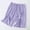 Purple, variant on Women’s Split Front Wide Leg Shorts Open Front Lounge Shorts High Waist Casual Loose Comfy Homewear XL