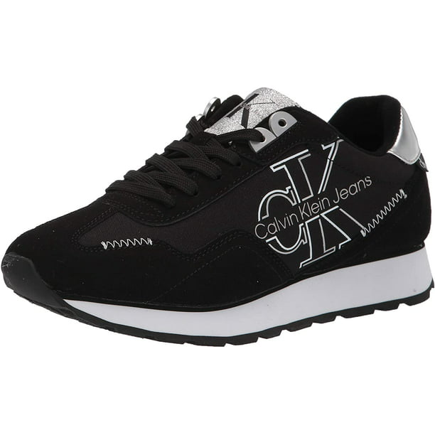 Calvin Klein Mens Eden Sneaker 13 Black/Black - Walmart.com