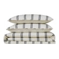 thumbnail image 6 of Truly Soft Millenial Stripe Ivory and Black Polyester 2-Piece Twin XL Quilt Set, stripe themed, for Men and Women, OEKO-TEX Certified Confidence, 6 of 9