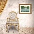 thumbnail image 3 of Vindedzis, Rita 18x13 Gold Ornate Wood Framed with Double Matting Museum Art Print Titled - Quiet Lake, 3 of 4