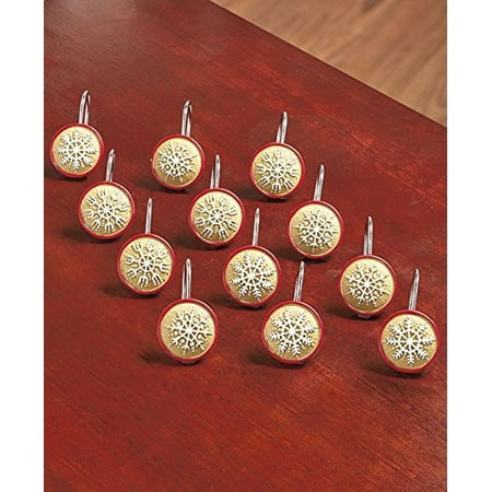 Linda Spivey Snowflake Shower Curtain Hooks Com