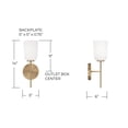 thumbnail image 2 of Capital Lighting 648811-542 Lawson 14" Tall Wall Sconce - Nickel, 2 of 7