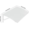 thumbnail image 3 of Air Conditioner Cover,Clear Rain Shelter Cover,Window Awning Door Canopy, Patio Awning Canopy UV Rain Snow Protection Sheet 36.22 * 21.26 * 11.02in, 3 of 9