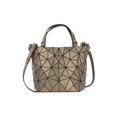 thumbnail image 1 of Kbinter Monederos y bolsos luminosos geométricos Shard Lattice Monedero holográfico de cuero artificial ecológico Arco iris, 1 of 5