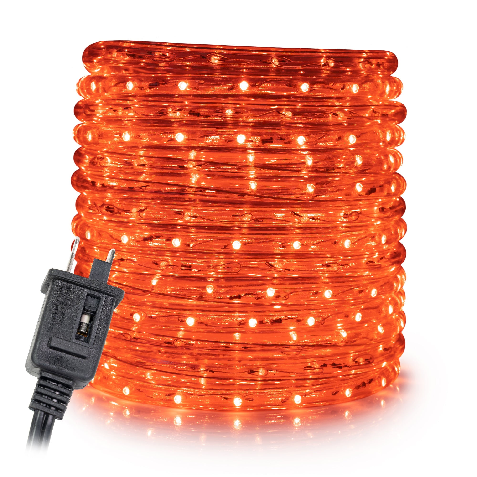 Red LED Rope Lights 3/8" 2 Wire Simple Extendable Accent Party Xmas Decorations 