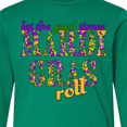 thumbnail image 4 of Inktastic Mardi Gras Let the Good Times Roll Long Sleeve Youth T-Shirt, 4 of 5