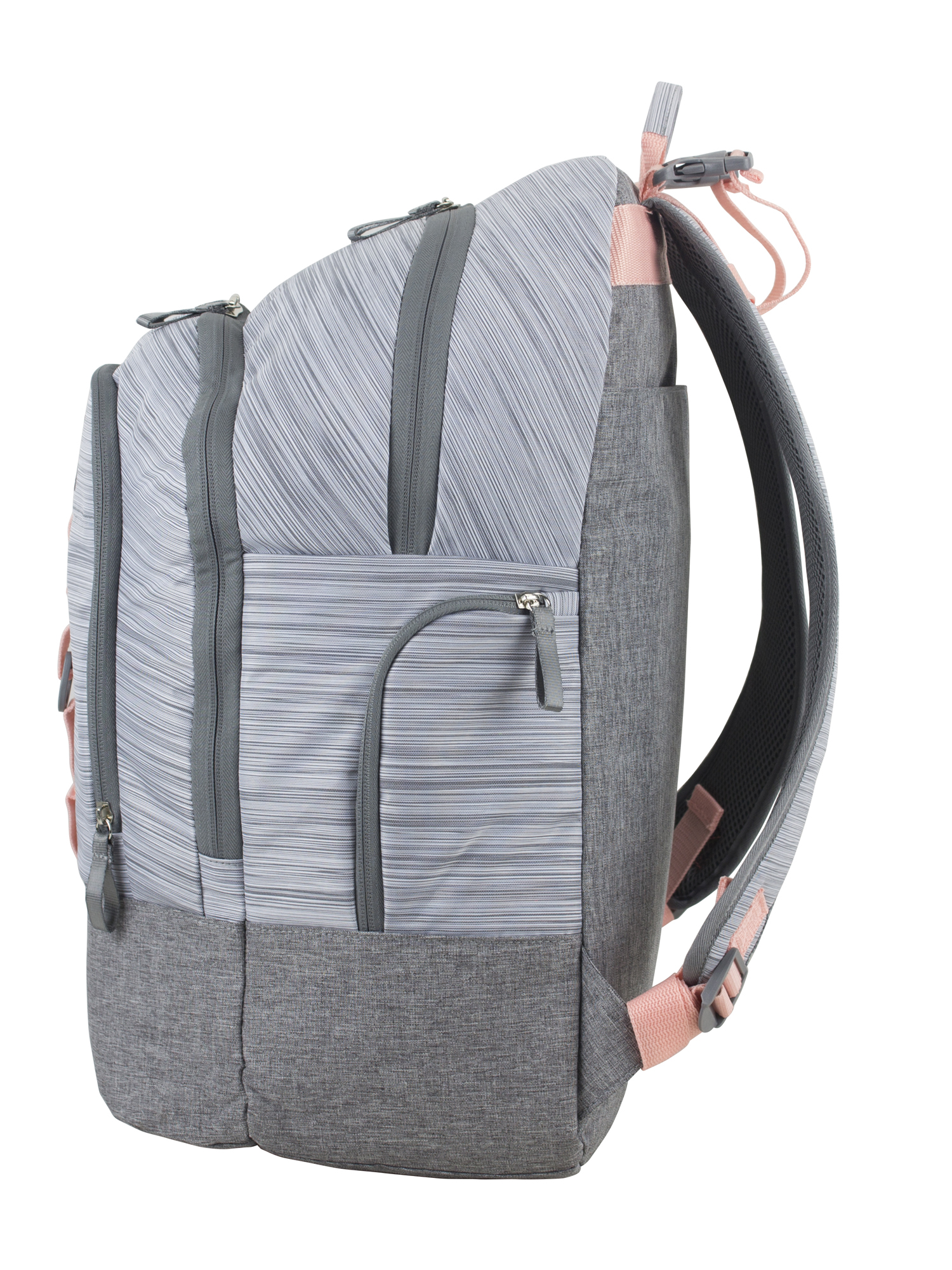 Eastsport Large Madison Diaper Backpack with Changing Pad, Grey
