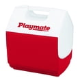 thumbnail image 1 of Igloo rojo/blanco, refrigerador de tamaño personal Playmate Pal de 7 cuartos, 11.75 x 8.25 x 12 pulgadas, 7 cuartos, 1 of 5